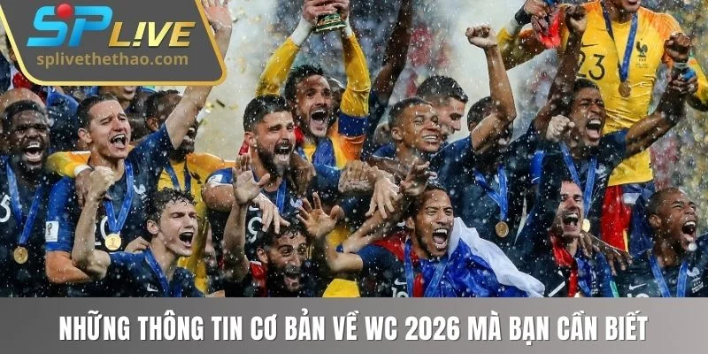 Những thông tin cơ bản về WC 2026 mà bạn cần biết
