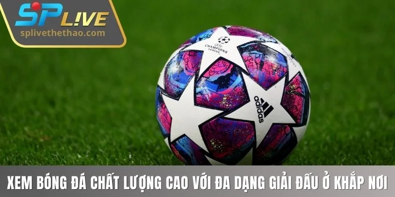 Xem bóng đá chất lượng cao với đa dạng giải đấu ở khắp nơi
